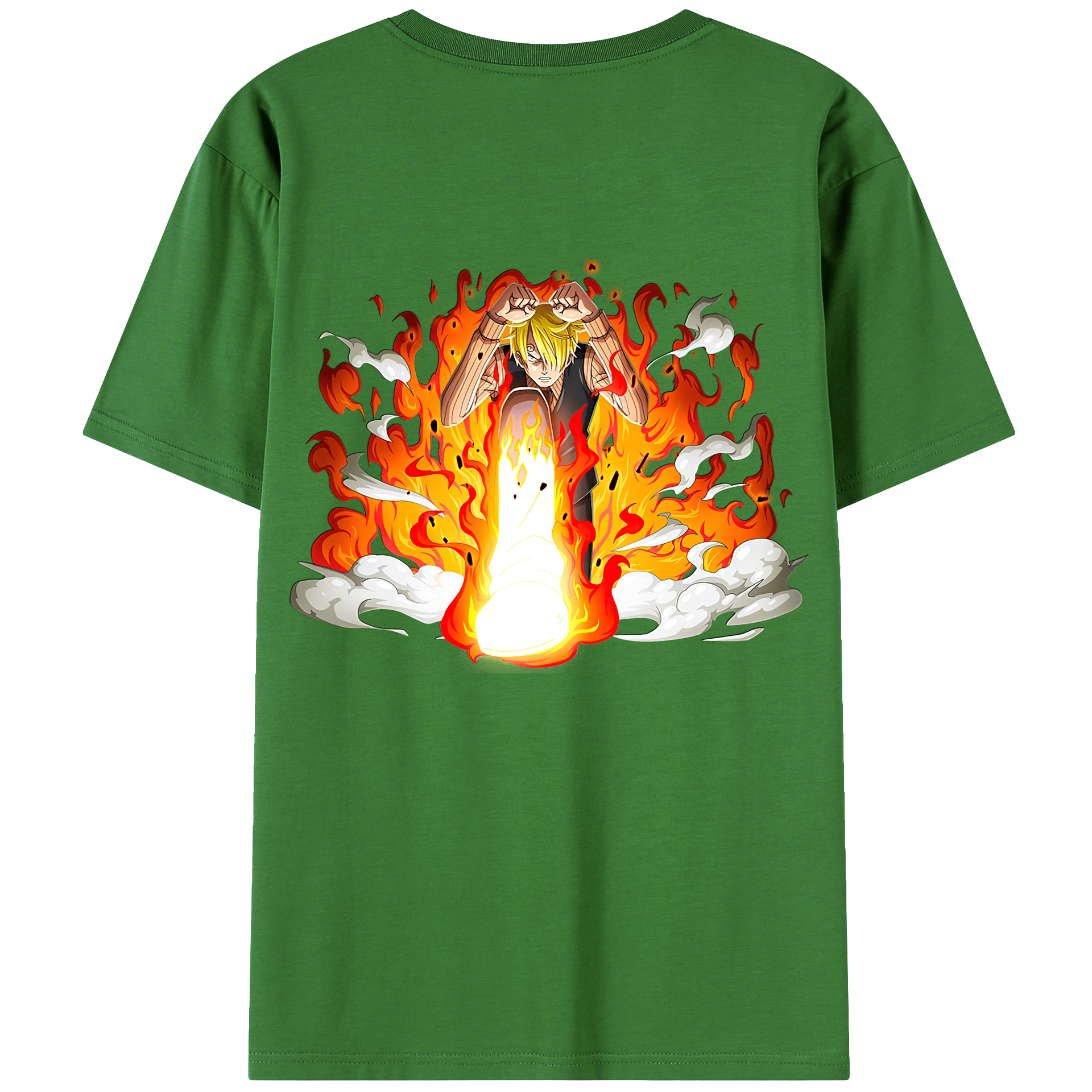 （画像用） ワンピース サンジ ONE PIECE Sanji レディース半袖Tシャツ(バックプリント)